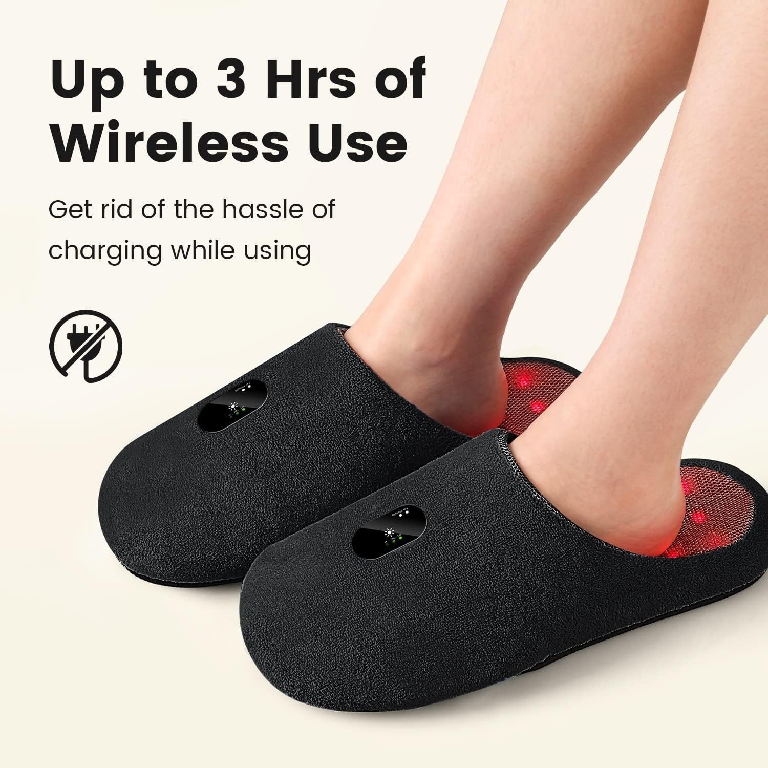 Red light slippers