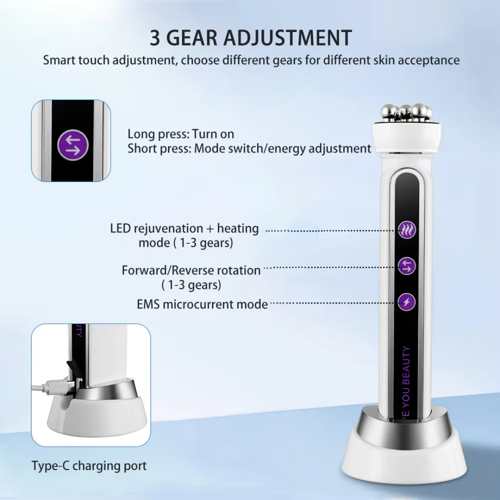 SkinLift – 3-in-1 EMS & Heat Facial Roller