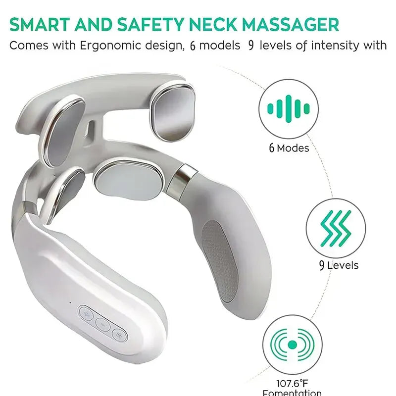 EMS & Heat Neck Massager